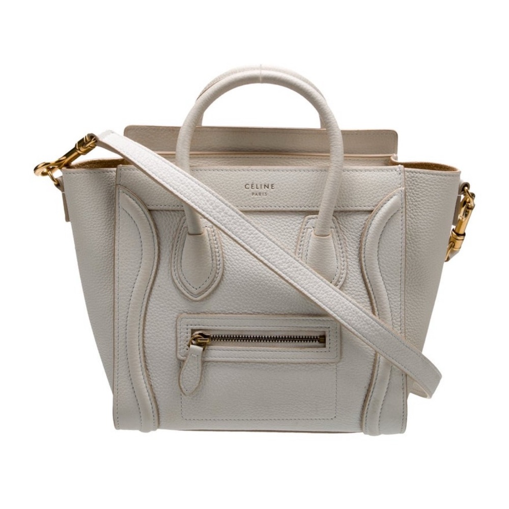 Celine Leather Luggage Nano